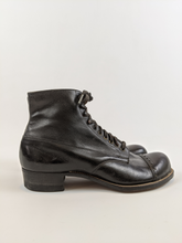 Load image into Gallery viewer, RESERVED | 1910s Black Lace Up Boots | Approx Sz 7.5-8