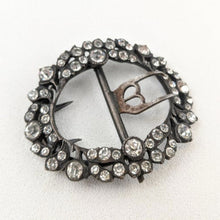 Load image into Gallery viewer, Georgian Silver and Paste Shoe Buckle