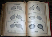Load image into Gallery viewer, c. 1890s Green Tinted Folding Pince-Nez Glasses in Case