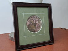 Load image into Gallery viewer, Victorian Framed Sepia Hair Art