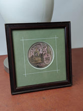 Load image into Gallery viewer, Victorian Framed Sepia Hair Art