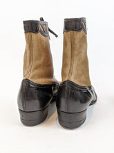 Load image into Gallery viewer, 1930s Lace Up Brown and Black Boots | Approx Sz 7