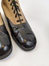 Load image into Gallery viewer, 1930s Lace Up Brown and Black Boots | Approx Sz 7