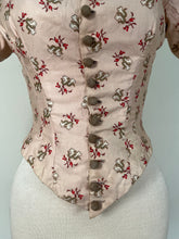 Load image into Gallery viewer, c. 1880s Cotton Sateen Printed Bodice