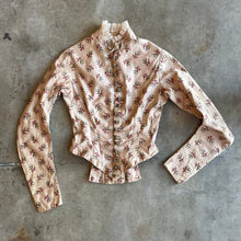 Load image into Gallery viewer, c. 1880s Cotton Sateen Printed Bodice