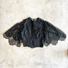 Load image into Gallery viewer, c. 1890s Black Lace Bodice