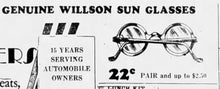 Load image into Gallery viewer, Green Tinted Willson Glasses c. 1920s