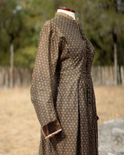 Load image into Gallery viewer, c. 1880s Brown Calico Dress