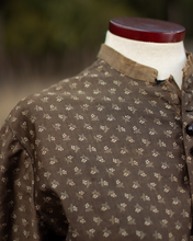 Load image into Gallery viewer, c. 1880s Brown Calico Dress
