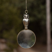 Load image into Gallery viewer, Vintage Owl Magnifying Glass Necklace