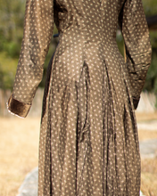 Load image into Gallery viewer, c. 1880s Brown Calico Dress