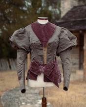 Load image into Gallery viewer, c. 1890s Belted Gigot Sleeve Bodice