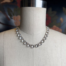 Load image into Gallery viewer, Art Deco Sterling Silver Paste Riviere Necklace