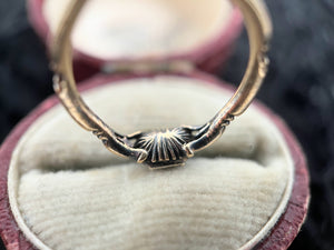 Dated 1729 Mourning Ring | 18k Gold, Enamel, Rock Crystal