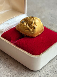 Early 20th c. Gold Filled Bulldog Brooch