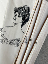 Load image into Gallery viewer, c. 1890s-1900s &quot;Gibson Girl&quot; Fan | Original Artwork