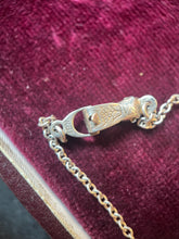 Load image into Gallery viewer, c. 1930s Sterling Silver Spider Necklace