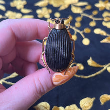 Load image into Gallery viewer, Victorian 14k Gold Beetle Brooch
