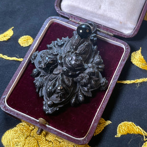 Victorian Gutta Percha Locket