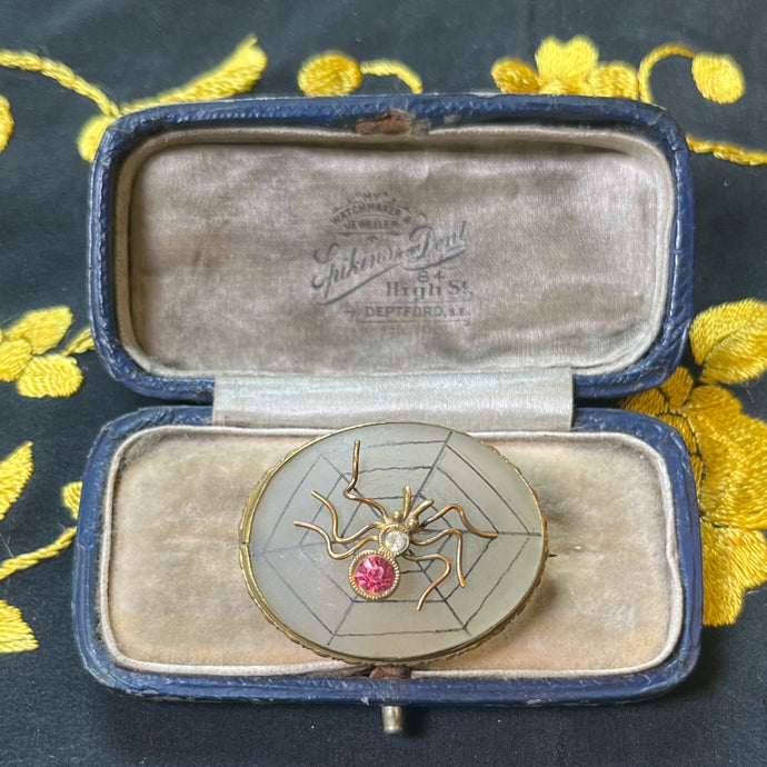 c. 1910s-20s Spider Brooch