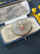 Load image into Gallery viewer, c. 1910s-20s Spider Brooch