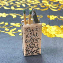 Load image into Gallery viewer, WWI Trench Art Match Safe
