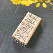 Load image into Gallery viewer, WWI Trench Art Match Safe