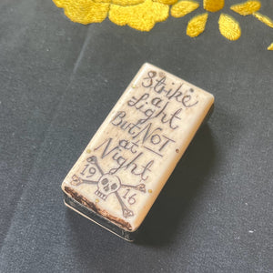 WWI Trench Art Match Safe