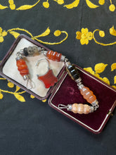 Load image into Gallery viewer, Victorian Scottish Agate Bracelet Sterling Silver