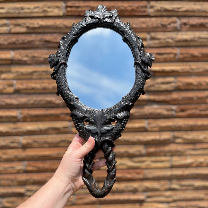 c. Early 20th Century Whimsical Hand Mirror