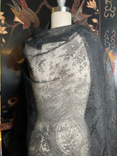 Load image into Gallery viewer, RESERVED | c. 1860s Chantilly Lace Shawl