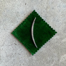 Load image into Gallery viewer, c. 1910s Sterling Silver Crescent Moon Brooch
