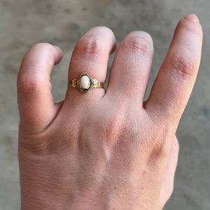 Early 20th c. 10k Gold Opal Ring