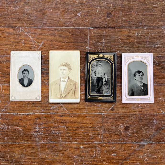 Grouping of 4 Antique Photographs