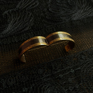 c. 1880s 14k Gold Hinged Cuff Bracelet
