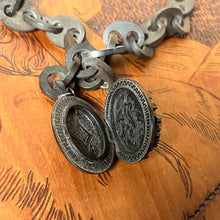 Load image into Gallery viewer, c. 1880s-1890s Vulcanite Locket Necklace