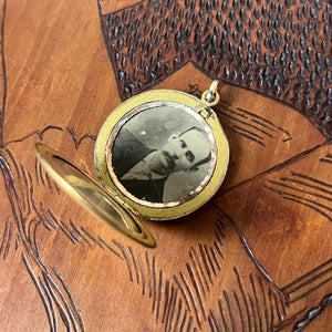 c. 1900s-1910s Gold Filled Celestial Locket