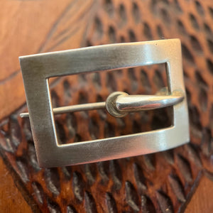 c. 1900s-1910s Sterling Silver Buckle Pin