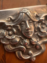 Load image into Gallery viewer, c. 1900s Art Nouveau Sterling Silver Suspende Clips