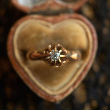 Load image into Gallery viewer, c. 1900s-1910s 14k Gold Belcher Set Diamond Ring