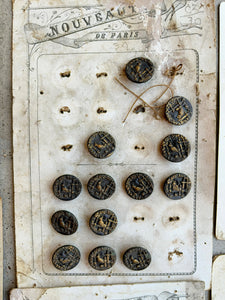 Large Lot of Antique Buttons + Notions 500+ Pcs
