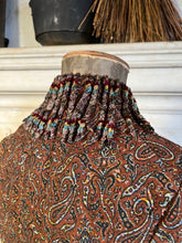 Load image into Gallery viewer, c. 1870s-1880s Paisley Mantle with Fringe