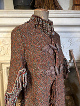 Load image into Gallery viewer, c. 1870s-1880s Paisley Mantle with Fringe