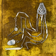 Load image into Gallery viewer, RESERVED - Georgian Steel Chatelaine