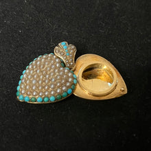 Load image into Gallery viewer, Mid-19th Century 14k Gold Puffy Heart Locket