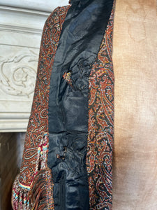 c. 1870s-1880s Paisley Mantle with Fringe