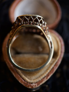 c. 1930s 14k Gold Signet Ring "RSB"