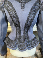 Load image into Gallery viewer, c. 1900s Blue Wool Jacket with Soutache