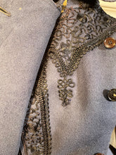 Load image into Gallery viewer, c. 1900s Blue Wool Jacket with Soutache