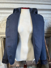 Load image into Gallery viewer, c. 1900s Blue Wool Jacket with Soutache